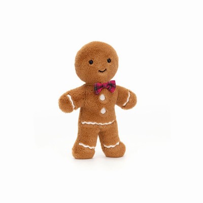 Jellycat Jolly Gingerbread Fred USA | 06453XGCF